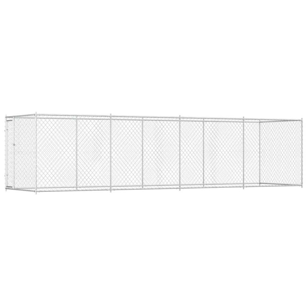 vidaXL Κλουβί Σκύλου Εξωτερικού Χώρου 760 x 192 x 185 εκ.