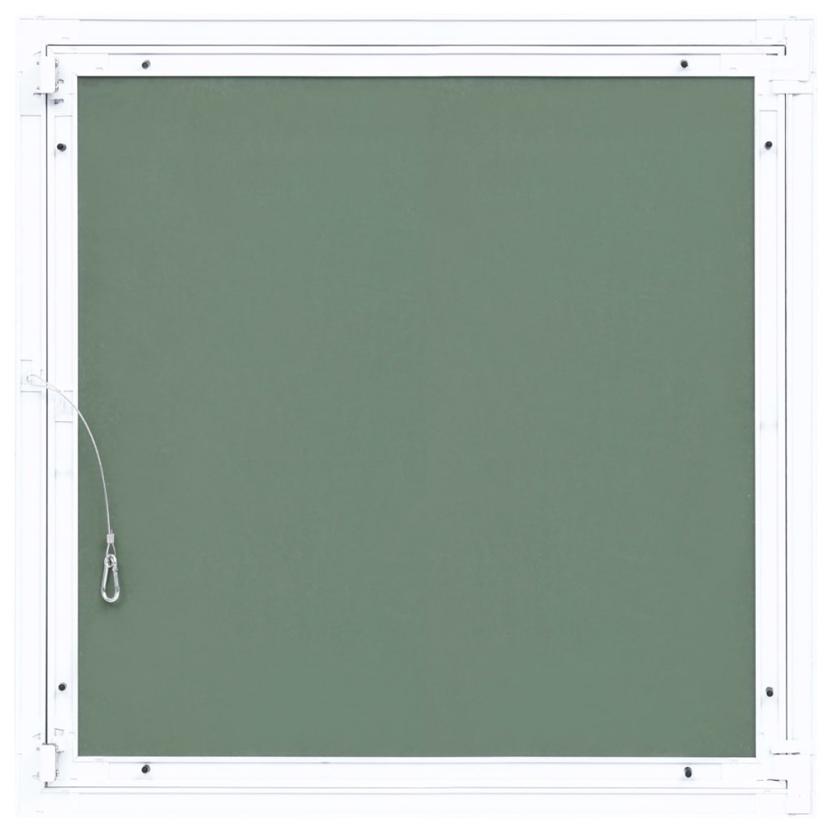 vidaXL Θυρίδα Επίσκεψης Γυψοσανίδας 400 x 400 χιλ. Σκελετός Αλουμινίου