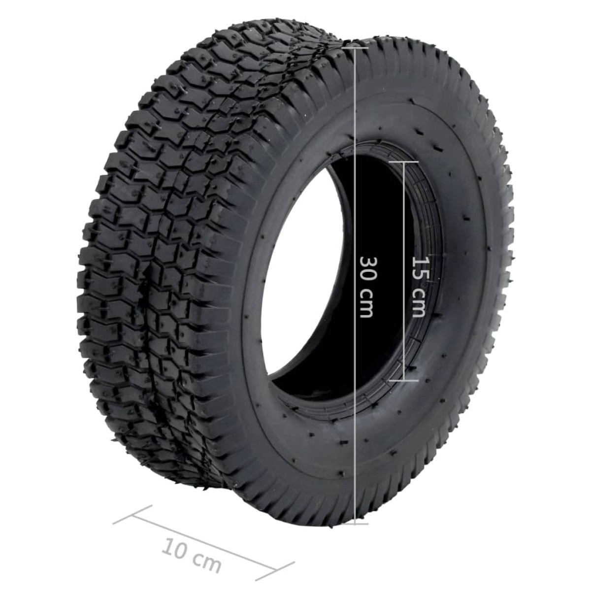 vidaXL Λάστιχο για Καρότσι 13x5.00-6 4PR από Καουτσούκ