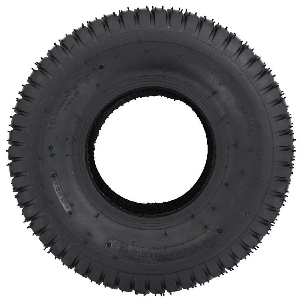 vidaXL Λάστιχα & Σαμπρέλες για Καρότσι 4 τεμ. 15x6.00-6 4PR Καουτσούκ