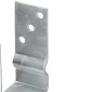 vidaXL Στηρίγματα Περίφραξης 6 τεμ. Ασημί 14x6x15 εκ. Γαλβαν. Ατσάλι