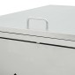 vidaXL Πλαίσιο Διπλό για Κάδους Απορριμμάτων 240 L Ανοξείδωτο Ατσάλι