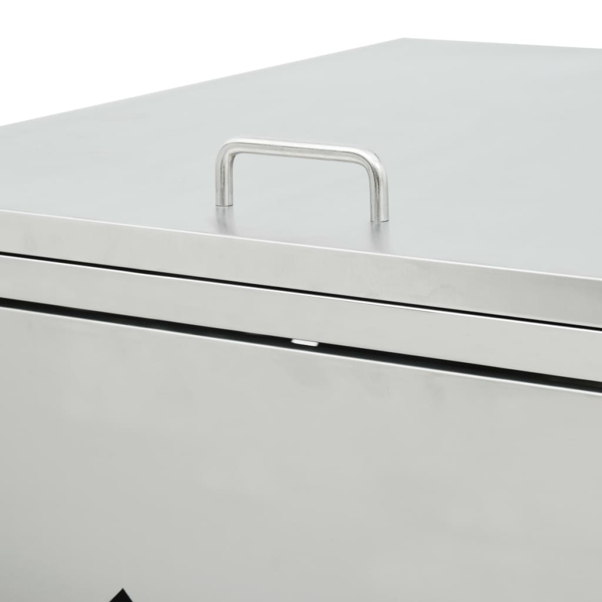 vidaXL Πλαίσιο Τριπλό για Κάδους Απορριμμάτων 240 L Ανοξείδωτο Ατσάλι