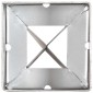vidaXL Στηρίγματα Εδάφους 6 τεμ. Ασημί 9x9x90 εκ. Γαλβανισμένο Ατσάλι