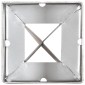 vidaXL Στηρίγματα Εδάφους 12 τεμ. Ασημί 9x9x90 εκ. Γαλβανισμένο Ατσάλι