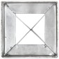 vidaXL Στηρίγματα Εδάφους 2 τεμ. Ασημί 10x10x76 εκ. Γαλβανισμ. Ατσάλι
