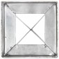 vidaXL Στηρίγματα Εδάφους 6 τεμ. Ασημί 10x10x76 εκ. Γαλβανισμ. Ατσάλι