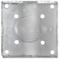 vidaXL Στηρίγματα Εδάφους 6 τεμ. Ασημί 14x14x58 εκ. Γαλβανισμ. Ατσάλι