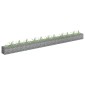 vidaXL Συρματοκιβώτιο-Γλάστρα Υπερυψωμένη 450x30x30 εκ. Γαλβ. Χάλυβας