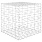 vidaXL Συρματοκιβώτιο Κύβος 60 x 60 x 60 εκ. από Ατσάλινο Σύρμα