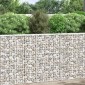 vidaXL Συρματοκιβώτιο-Γλάστρα Υπ. Τραπέζιο 100x20x100 εκ Γαλβ. Χάλυβας