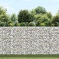 vidaXL Συρματοκιβώτιο-Γλάστρα Υπ. Τραπέζιο 150x20x100 εκ Γαλβ. Χάλυβας