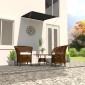 vidaXL Τέντα Συρόμενη Ανθρακί 100 x 150 εκ.