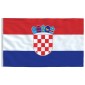 vidaXL Σημαία Κροατίας 90 x 150 εκ.