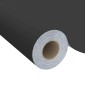 vidaXL Μεμβράνη Αυτοκόλλητη για Έπιπλα Μαύρη 500 x 90 εκ. από PVC