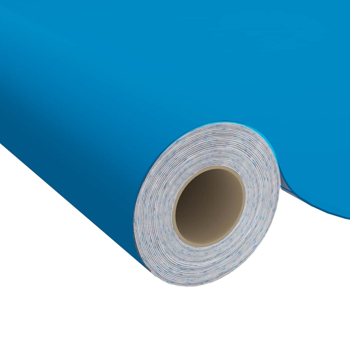 vidaXL Μεμβράνη Αυτοκόλλητη για Έπιπλα Αζούρ 500 x 90 εκ. από PVC