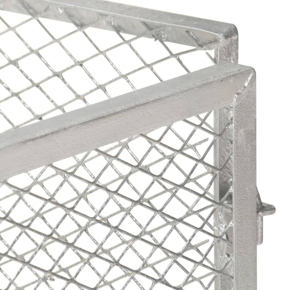 vidaXL Κομποστοποιητής Κήπου 85 x 85 x 70 εκ. Γαλβανισμένος Σίδηρος