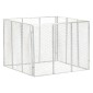 vidaXL Κομποστοποιητής Κήπου 100 x 100 x 77 εκ. Γαλβανισμένος Σίδηρος