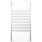 vidaXL Καμπίνα Μπανιέρας 120x68x130 εκ. Ψημένο Γυαλί Ριγέ