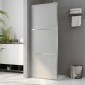 vidaXL Διαχωριστικό Ντουζιέρας 115 x 195 εκ. Αμμοβολισμένο Γυαλί ESG