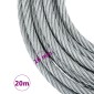 vidaXL Συρματόσχοινο 20 μ. 3200 κ.