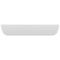 vidaXL Νιπτήρας Πολυτελής Ορθογώνιος Λευκό Ματ 71x38 εκ. Κεραμικός