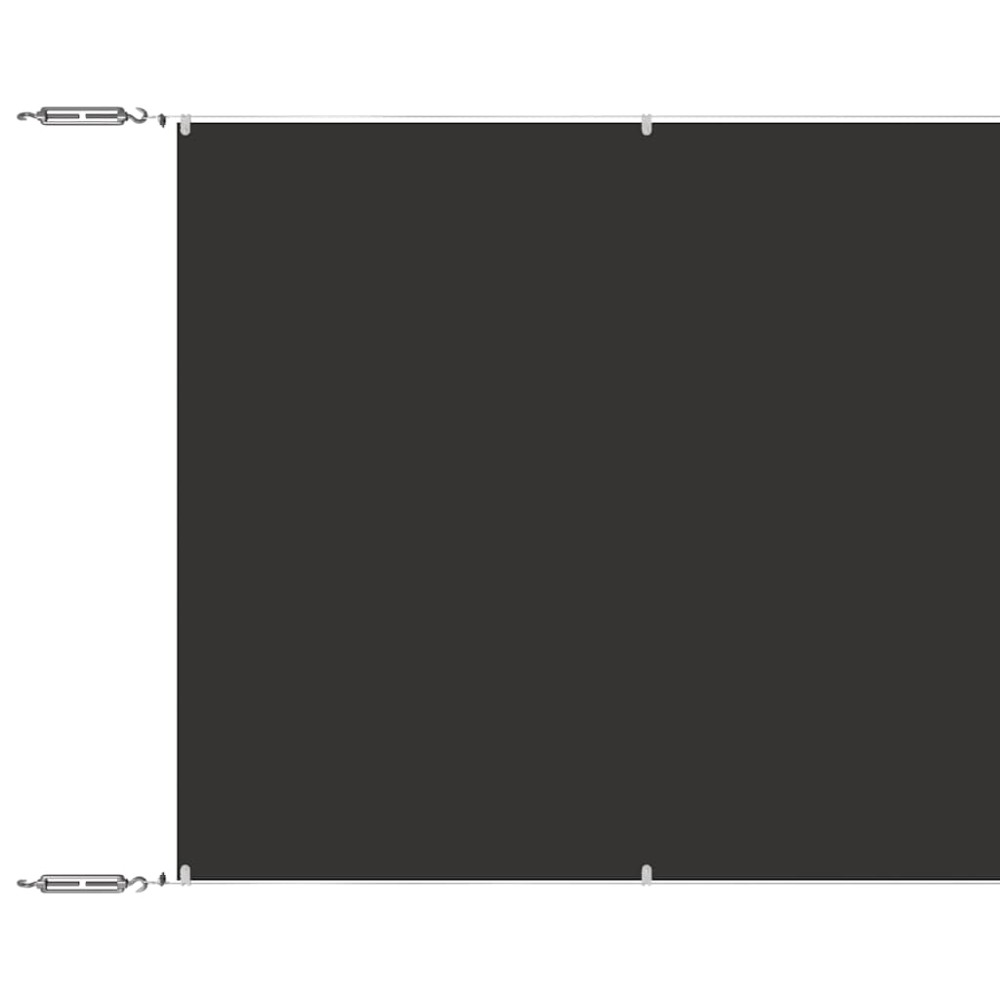 vidaXL Τέντα Κάθετη Ανθρακί 140 x 800 εκ. από Ύφασμα Oxford