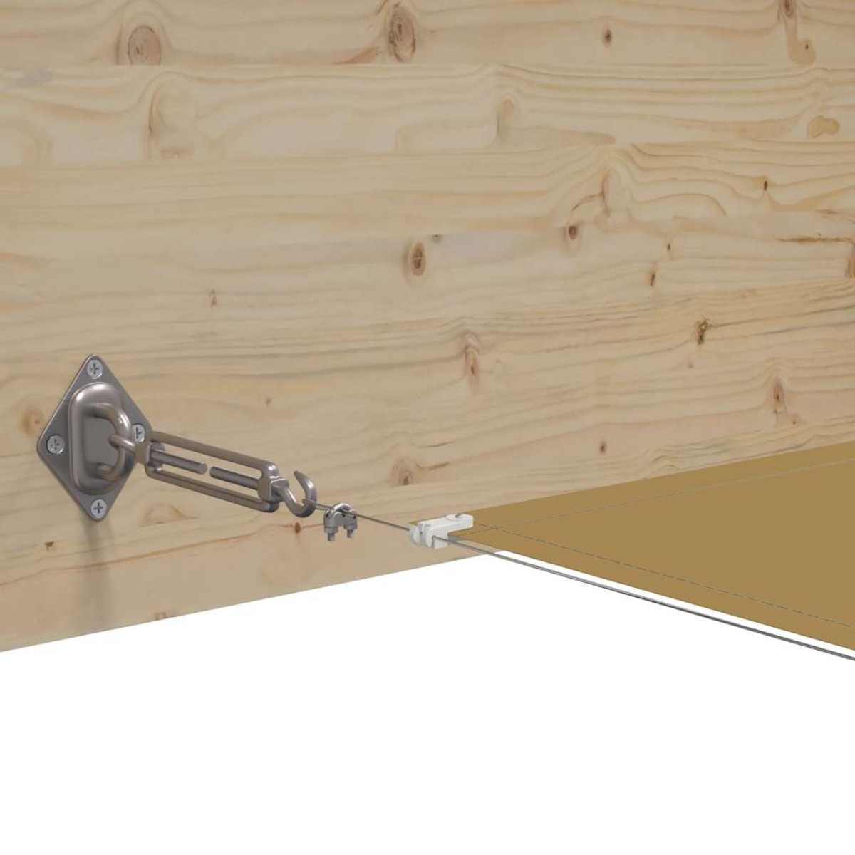 vidaXL Τέντα Κάθετη Μπεζ 60 x 1200 εκ. από Ύφασμα Oxford
