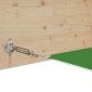 vidaXL Τέντα Κάθετη Ανοιχτό Πράσινο 100 x 1200 εκ. από Ύφασμα Oxford