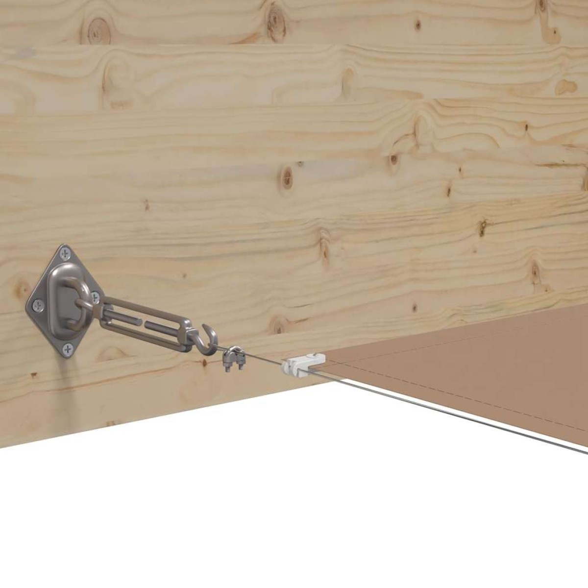 vidaXL Τέντα Κάθετη Taupe 60 x 1200 εκ. από Ύφασμα Oxford