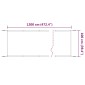 vidaXL Τέντα Κάθετη Μπλε 100 x 1200 εκ. από Ύφασμα Oxford