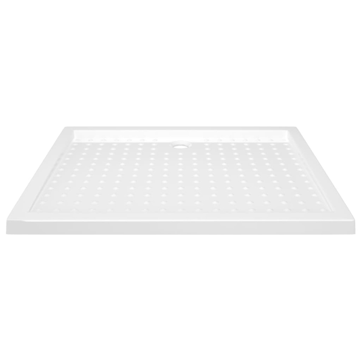 vidaXL Βάση Ντουζιέρας με Σχέδιο Τάπας Λευκή 80 x 100 x 4  εκ. από ABS