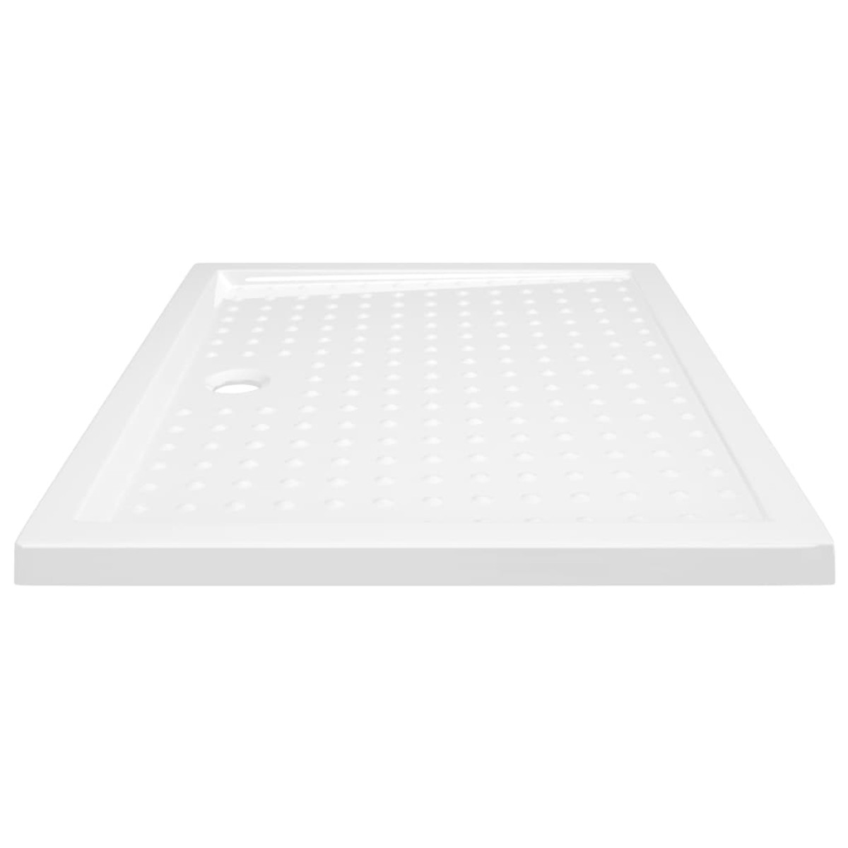 vidaXL Βάση Ντουζιέρας με Σχέδιο Τάπας Λευκή 80 x 100 x 4  εκ. από ABS