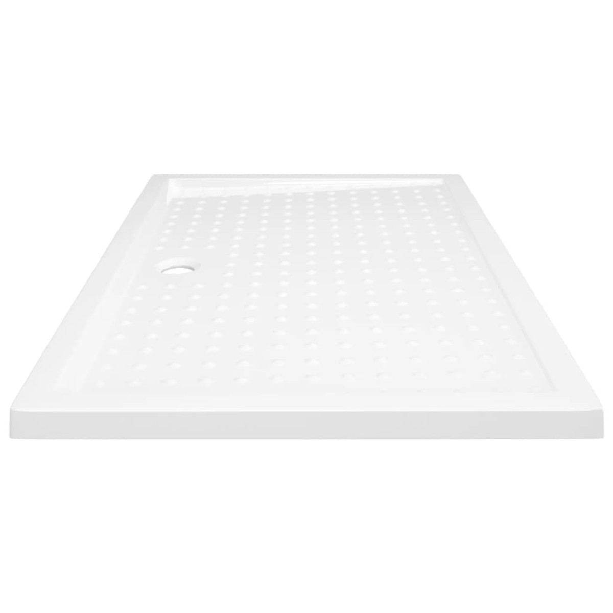 vidaXL Βάση Ντουζιέρας με Σχέδιο Τάπας Λευκή 80 x 120 x 4  εκ. από ABS