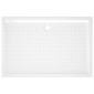 vidaXL Βάση Ντουζιέρας με Σχέδιο Τάπας Λευκή 80 x 120 x 4  εκ. από ABS