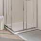 vidaXL Βάση Ντουζιέρας Τετράγωνη 90 x 90 εκ. από ABS