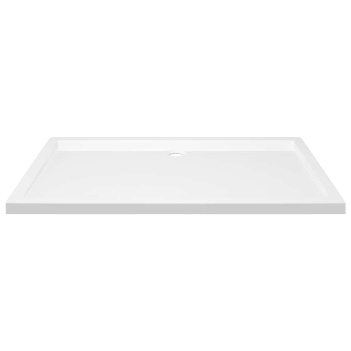 vidaXL Βάση Ντουζιέρας Ορθογώνια Λευκή 70 x 120 εκ. από ABS