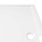 vidaXL Βάση Ντουζιέρας Ορθογώνια Λευκή 70 x 120 εκ. από ABS