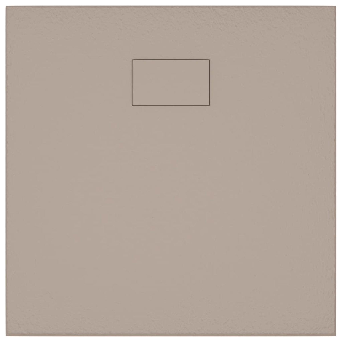 vidaXL Βάση Ντουζιέρας Καφέ 80 x 80 εκ. από SMC