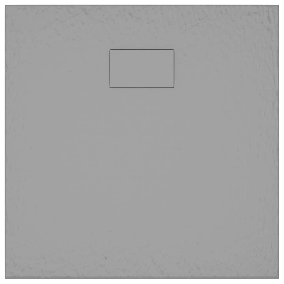 vidaXL Βάση Ντουζιέρας Γκρι 80 x 80 εκ. από SMC