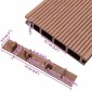 vidaXL Τερματικά Πώματα για Σανίδες Deck 10 τεμ. Καφέ Πλαστικά