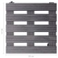 vidaXL Βάσεις για Γλάστρες με Ρόδες 2 τεμ. Γκρι 30x30x7,5 εκ. από WPC