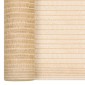 vidaXL Δίχτυ Σκίασης Μπεζ 3,6 x 50 μ. από HDPE 75 γρ./μ²