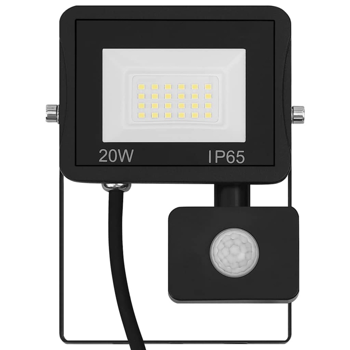 vidaXL Προβολέας LED με Αισθητήρα Θερμό Λευκό 20 W