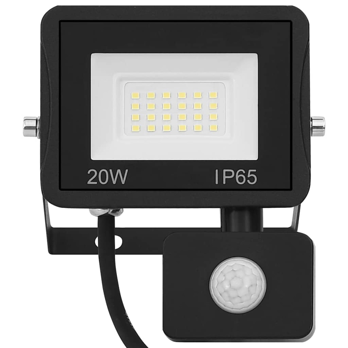 vidaXL Προβολέας LED με Αισθητήρα Θερμό Λευκό 20 W