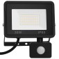 vidaXL Προβολέας LED με Αισθητήρα Θερμό Λευκό 30 W