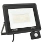 vidaXL Προβολέας LED με Αισθητήρα Θερμό Λευκό 100 W