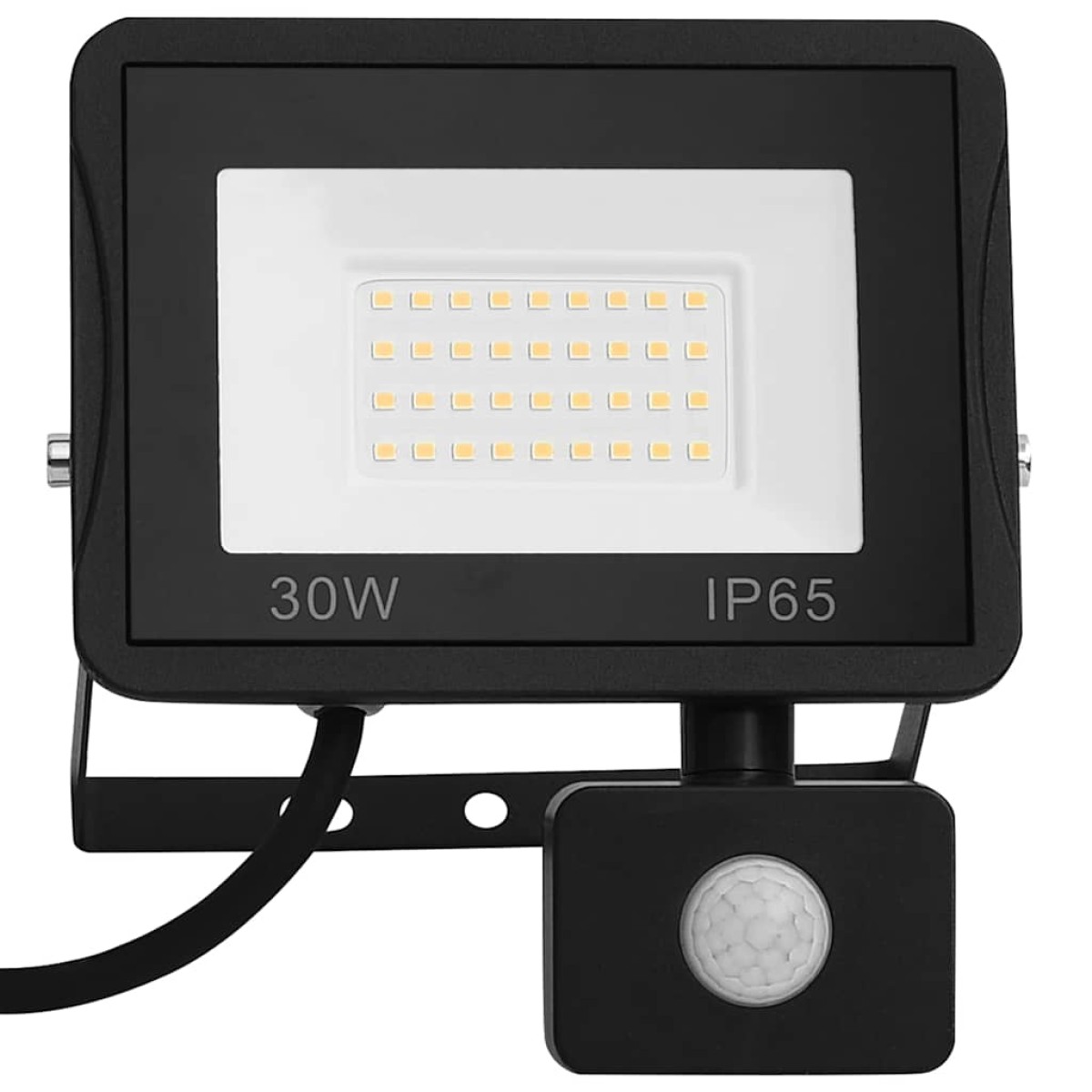 vidaXL Προβολέας LED με Αισθητήρα Ψυχρό Λευκό 30 W