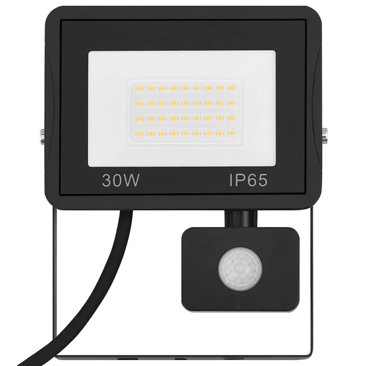 vidaXL Προβολέας LED με Αισθητήρα Ψυχρό Λευκό 30 W