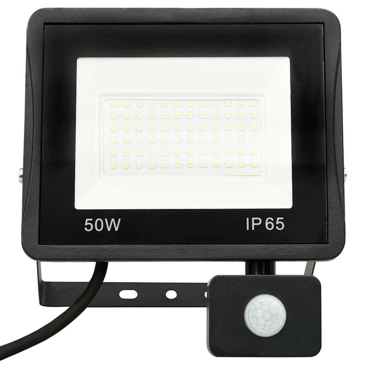 vidaXL Προβολέας LED με Αισθητήρα Ψυχρό Λευκό 50 W